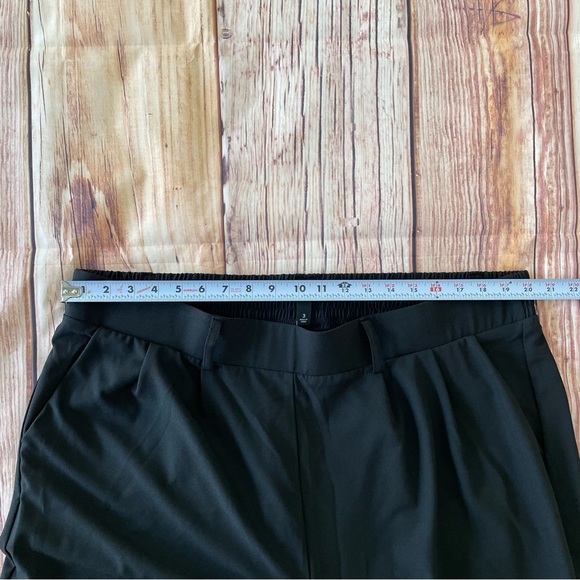 Torrid Pull-On Wide Leg Stretch Crepe Pants Womens 3X Black 3 Slacks - Picture 7 of 9